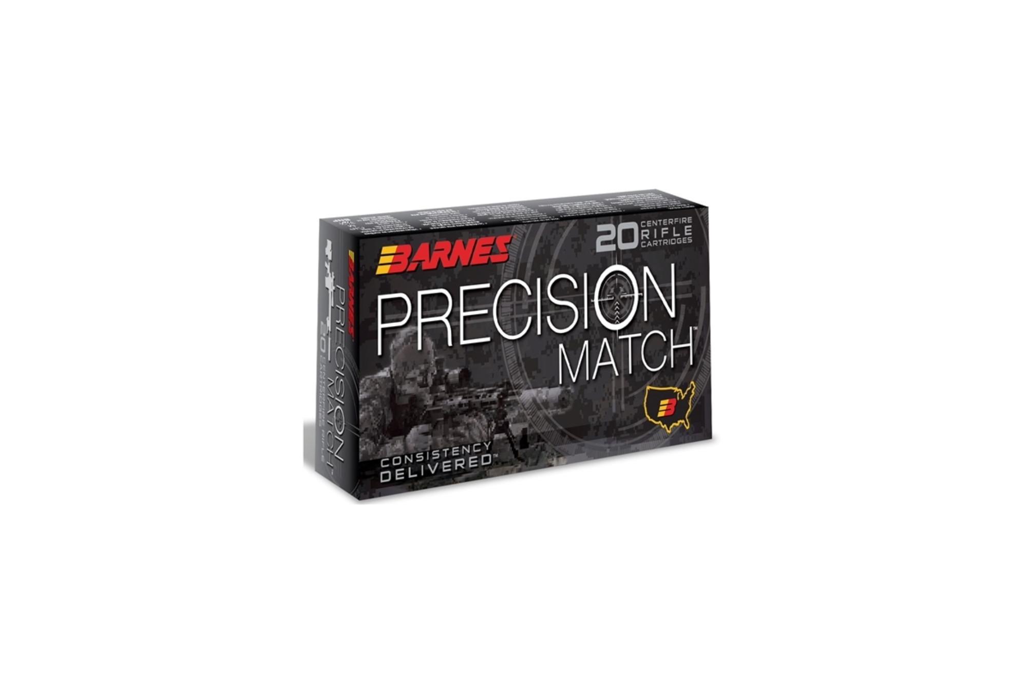 Barnes PRECISION MATCH 6.5 PRC 145gr Match Burner OTM BT - Box of 20 - Ammo